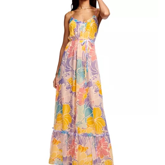 NWT Ramy Brook Printed Ivy Dress. Size Medium. Gorgeous design, feminine & sexy! - Picture 1 of 12